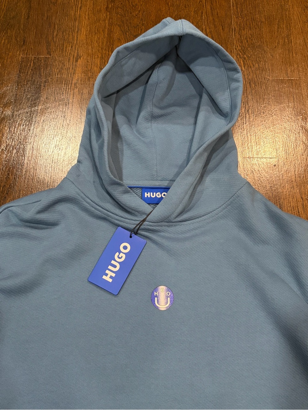 Hugo Baggy Blue Hoodie